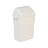 Poubelle pour toilette 20L Swing Top blanche