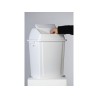 Poubelle pour toilette 20L Swing Top blanche