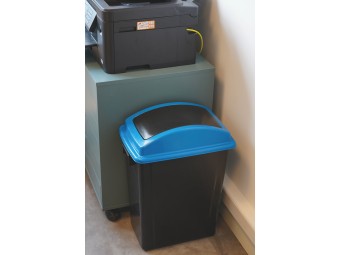 Poubelle 40L de tri à couvercle basculant