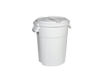 Couvercle clipsable pour poubelle ronde 85L HACCP