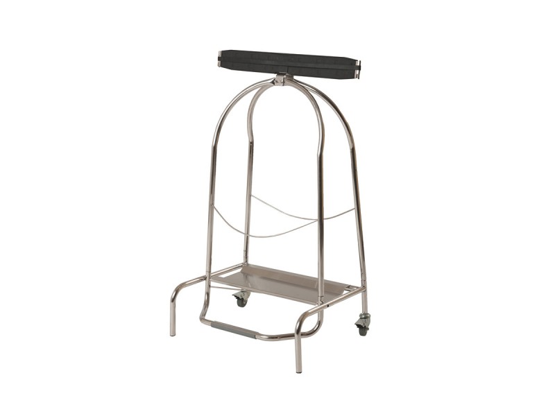 Porte sac poubelle à pince en inox Porte sac poubelle à pince en inox