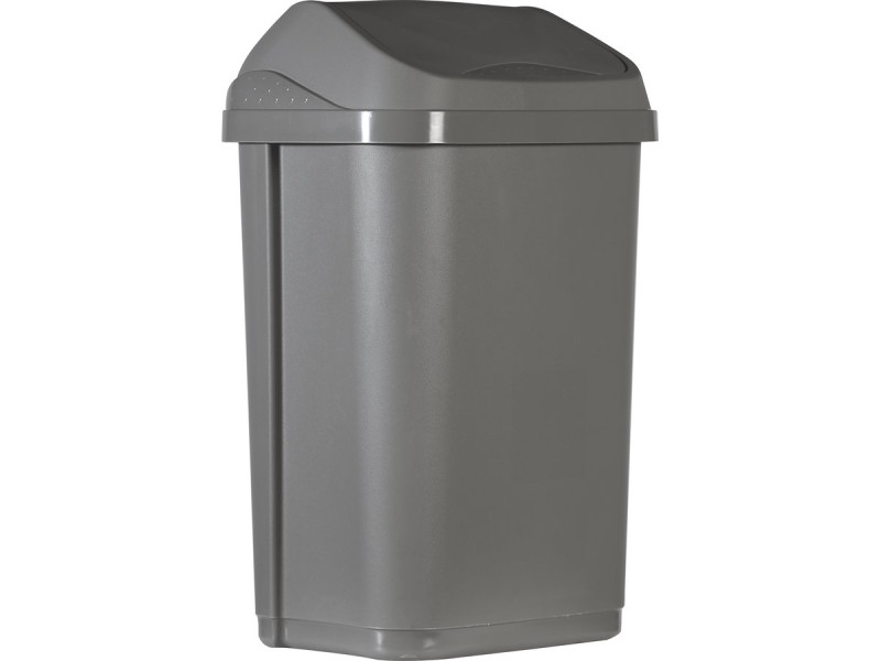 Poubelle couvercle basculant en plastique recyclé Poubelle couvercle basculant en plastique recyclé