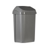 Poubelle couvercle basculant en plastique recyclé