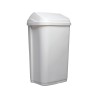 Poubelle couvercle basculant en plastique recyclé