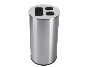 Poubelle tri séléctif 60L avec 3 compartiments