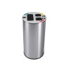 Poubelle tri séléctif 60L avec 3 compartiments