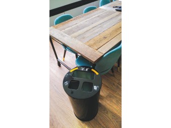 Poubelle tri séléctif 60L avec 3 compartiments