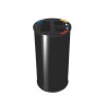 Poubelle tri séléctif 60L avec 3 compartiments