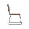 Banc public en bois et pieds acier - Balade
