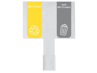Plaque signalétique avec stickers pour Citwin Premium