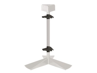 Kit de 2 brides pour poteau 3 flux