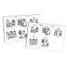 Stickers de tri sélectif recyclable / non recyclable