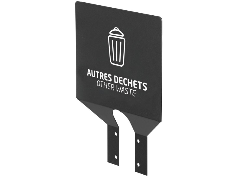 Plaque signalétique de tri pour collecmur, ecollecto et collectrap
