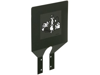 Plaque signalétique de tri sélectif universel