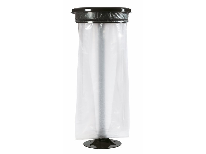 Support de sac extérieur avec couvercle sur platine Collecmur