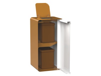 Borne de tri sélectif intérieur Cubatri biodéchets