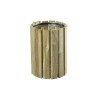 Corbeille de ville ronde en bois 20L Eden