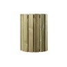 Corbeille de ville ronde en bois 20L Eden