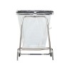 Support sac poubelle à pince en inox 110L ou 50L - Hermix