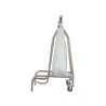 Support sac poubelle à pince en inox 110L ou 50L - Hermix