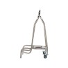Support sac poubelle à pince en inox 110L ou 50L - Hermix
