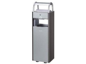 Poubelle extérieure 30l ou 60L avec cendrier à poser au sol Kopa