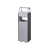 Poubelle extérieure 30l ou 60L avec cendrier à poser au sol Kopa
