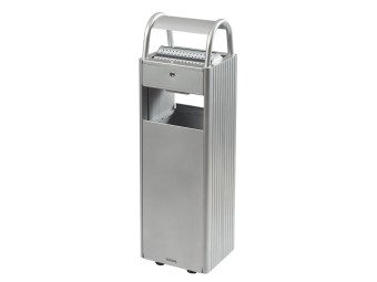 Poubelle extérieure 30l ou 60L avec cendrier à poser au sol Kopa