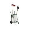 Chariot poubelle voirie pour cantonnier simple flux