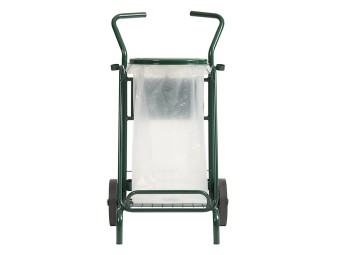 Chariot poubelle voirie pour cantonnier simple flux