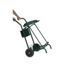 Chariot poubelle voirie pour cantonnier simple flux