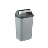 Poubelle 50L à couvercle coulissant Oktop