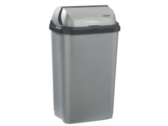 Poubelle 50L à couvercle coulissant Oktop