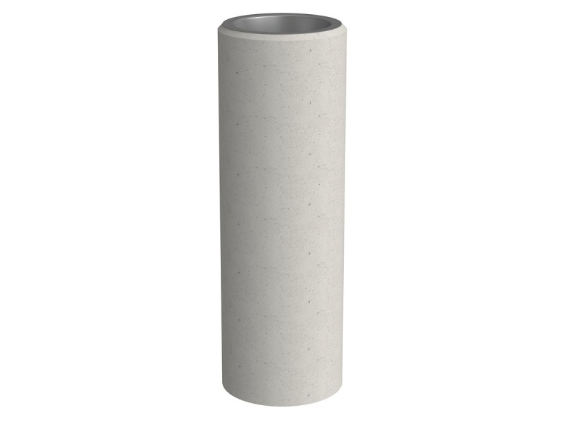 Cendrier rond en béton à sceller Onyx Cendrier rond en béton à sceller Onyx