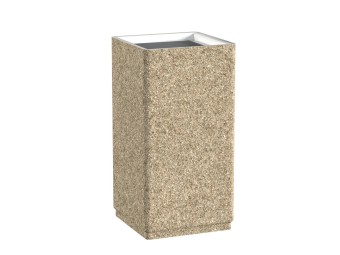 Poubelle béton à poser 80L Olympe