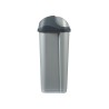 Poubelle 50L à couvercle coulissant Oktop