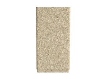 Cendrier rectangulaire à poser avec bac inox Olympe