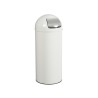 Poubelle Push avec couvercle à trappe 45L