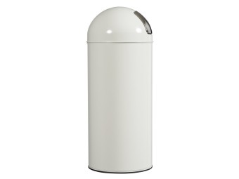 Poubelle Push avec couvercle à trappe 45L
