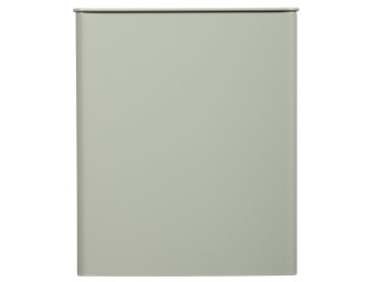 Corbeille de ville 27L métallique pivotante rectangulaire Tourny