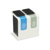 Stand de 2 à 3 flux 8 ou 15L pour tri sélectif dans les bureaux Tribu