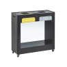 Meuble de tri sélectif mobile 2 et 3 flux Trimouv