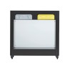 Meuble de tri sélectif mobile 2 et 3 flux Trimouv