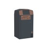 Point de tri 1 flux biodéchets avec 1 bac roulant 120L ou 240L Trirok