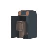 Point de tri 1 flux biodéchets avec 1 bac roulant 120L ou 240L Trirok