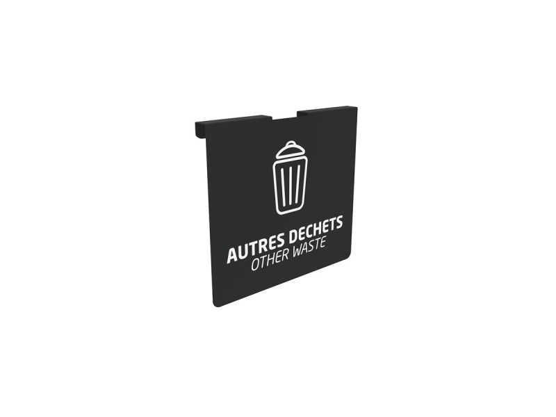 Plaque signalétique de tri pour support de sac Tubag Plaque signalétique de tri pour support de sac Tubag