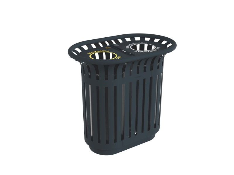 Corbeille Tulipe double flux 2x40L ou 2x 60 L
