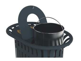Corbeille Tulipe double flux 2x40L ou 2x 60 L