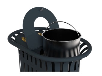 Corbeille Tulipe double flux 2x40L ou 2x 60 L