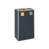 Poubelle intérieur double flux 2 x 40L tri sélectif Venus Signature